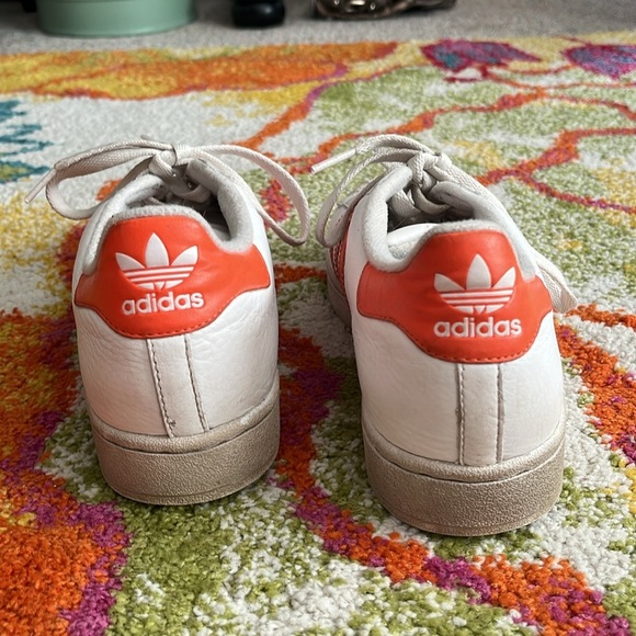 ADIDAS ORIGINAL SUPERSTARS SHOES SIZE 8.5 MENS VINTAGE - Picture 3 of 7